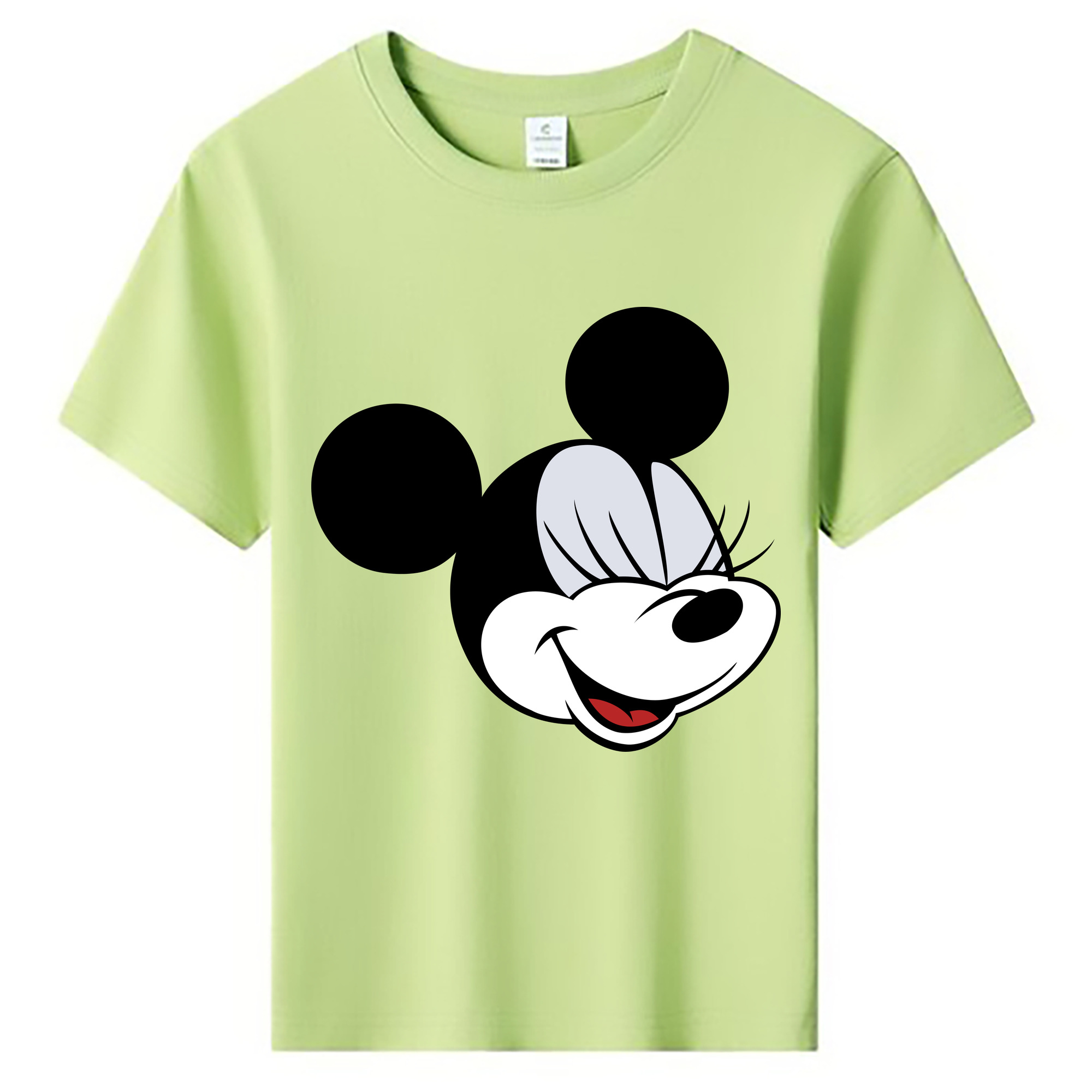 ミッキーマウス Mickey Mouse 綿100％キッズTシャツ（フロントプリント）
